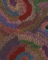 Aboriginal Artwork by Marianne Burton, Punmu Waterholes, 76x46cm