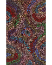 Aboriginal Artwork by Marianne Burton, Punmu Waterholes, 76x46cm