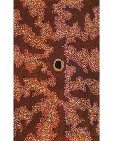 Aboriginal Artwork by Marianne Burton, Punmu Waterholes, 76x46cm