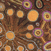 Aboriginal Artwork by Maralyn Stanley Inawinytji, Minyma Kutjara Wingellina, 102x71cm