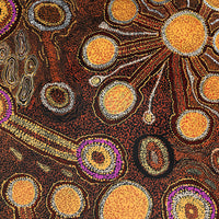 Aboriginal Artwork by Maralyn Stanley Inawinytji, Minyma Kutjara Wingellina, 102x71cm
