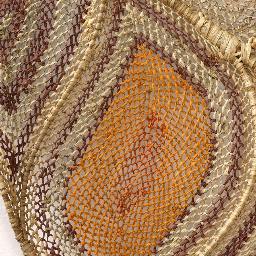 Aboriginal Artwork by Marina Murdilnga, Nawarlah - Brown River Stingray, 98x60cm