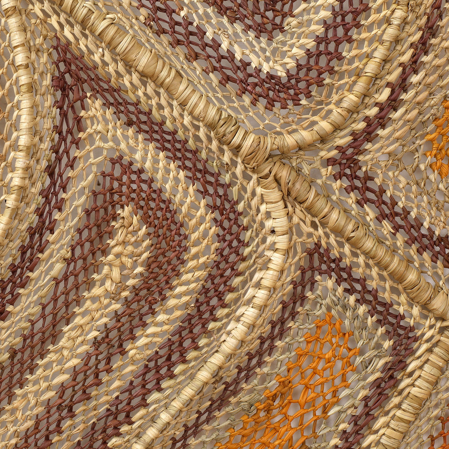 Aboriginal Artwork by Marina Murdilnga, Nawarlah - Brown River Stingray, 98x60cm