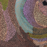 Aboriginal Artwork by Marianne Burton, Yalta, 91x91cm