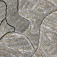 Aboriginal Artwork by Marissa Napanangka Anderson, Ngapa Jukurrpa (Water Dreaming) - Puyurru, 122x61cm