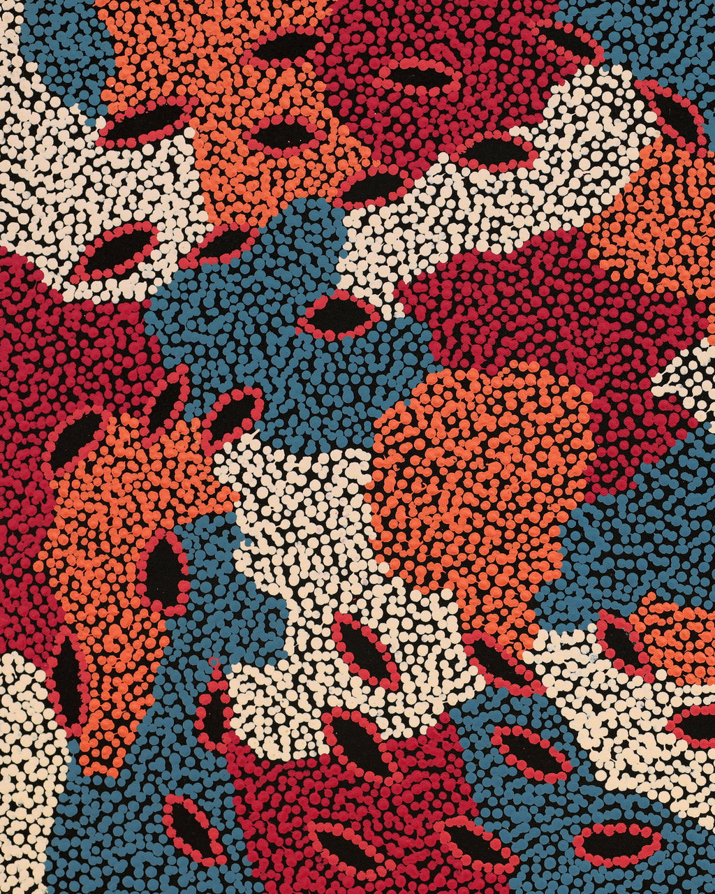 Marita Napanangka Marshall, Yuparli Jukurrpa (Bush Banana Dreaming), 61x46cm