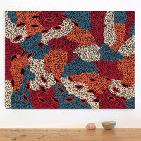 Marita Napanangka Marshall, Yuparli Jukurrpa (Bush Banana Dreaming), 61x46cm