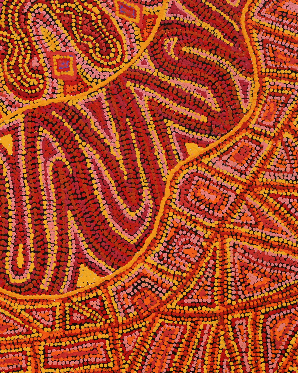Marlette Napurrurla Ross, Karnta Jukurrpa (Womens Dreaming), 107x76cm