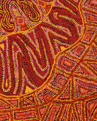 Marlette Napurrurla Ross, Karnta Jukurrpa (Womens Dreaming), 107x76cm