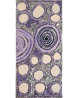 Aboriginal Artwork by Matthew Mintern, Mungili Rock Hole, 76x46cm