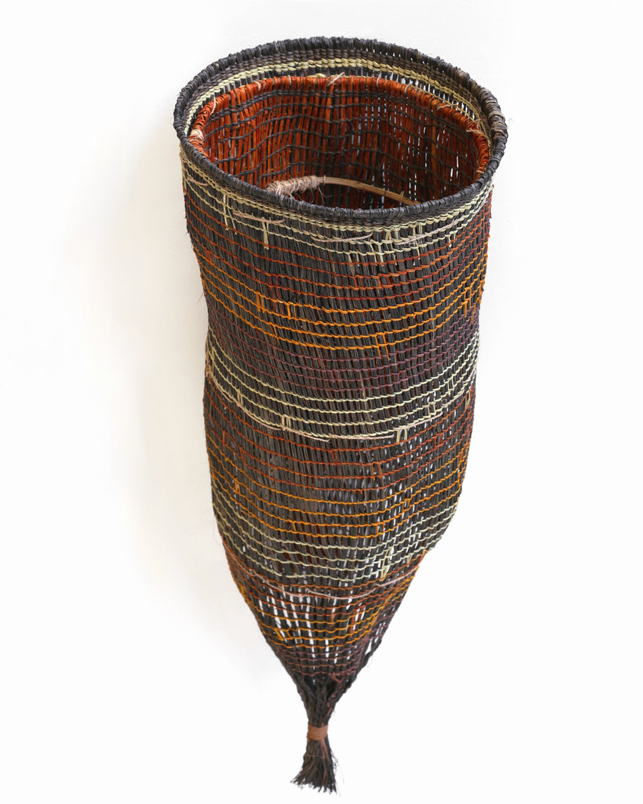 Aboriginal Artwork by Matilda Pascoe Malbarringa, An-gujechiya (Fish Trap), 95cm