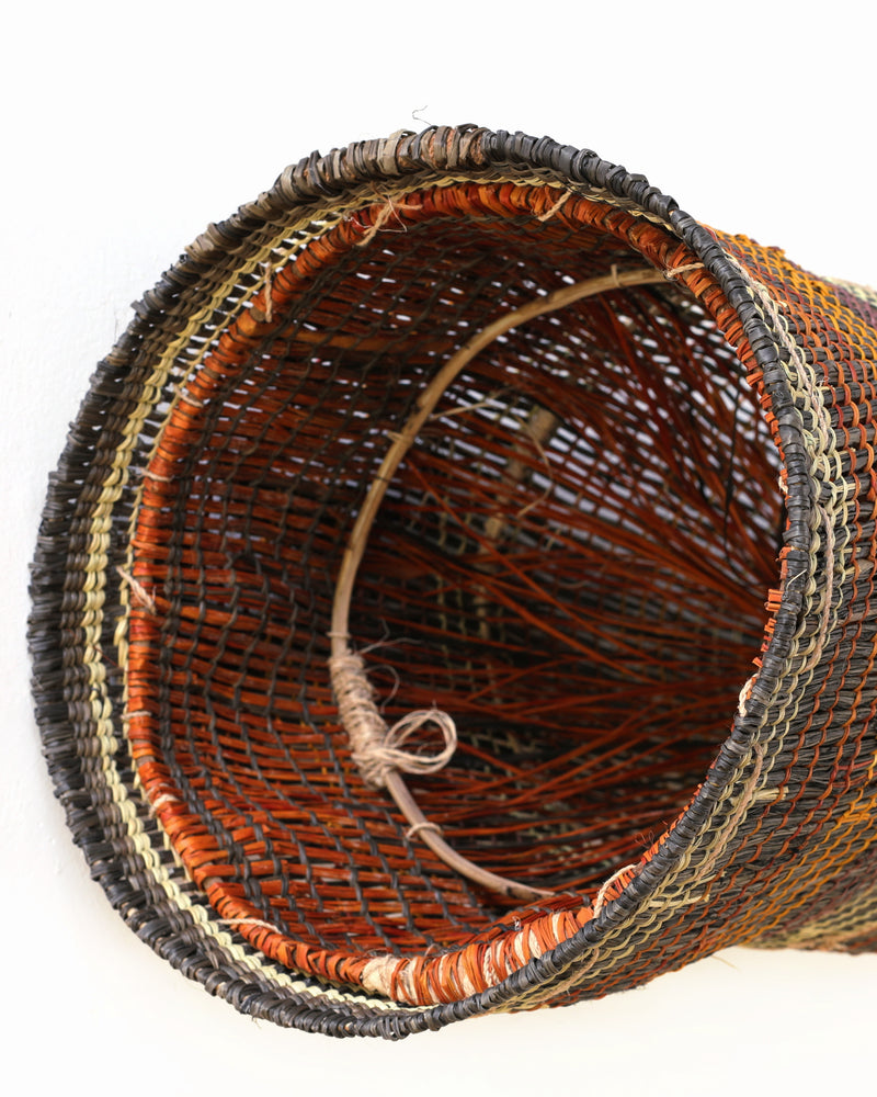 Aboriginal Artwork by Matilda Pascoe Malbarringa, An-gujechiya (Fish Trap), 95cm