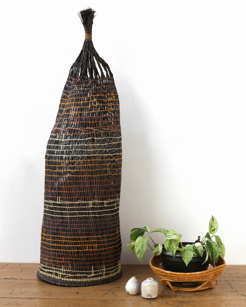 Aboriginal Artwork by Matilda Pascoe Malbarringa, An-gujechiya (Fish Trap), 95cm