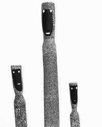 Aboriginal Artwork by Matilda Pascoe Malbarringa and Serena Bonson, Warraburnburn Family, 93cm