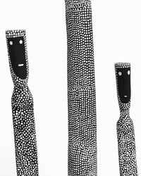 Aboriginal Artwork by Matilda Pascoe Malbarringa and Serena Bonson, Warraburnburn Family, 93cm