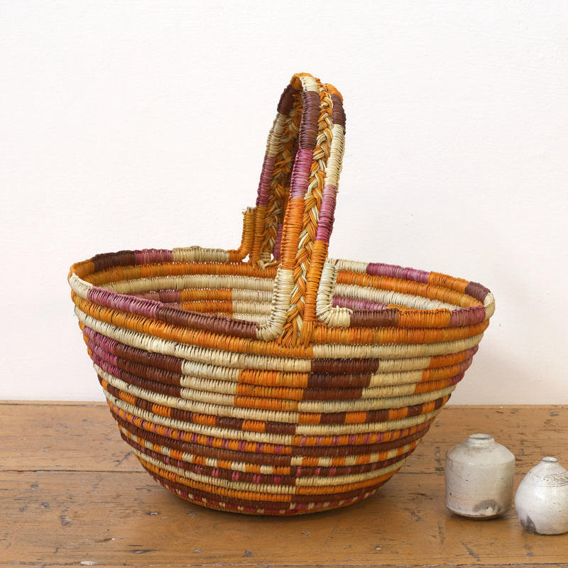Aboriginal Artwork by Maureen Ali, Coil Basket
