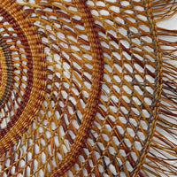 Aboriginal Artwork by Maureen Ali, Woven Mat, 135cm