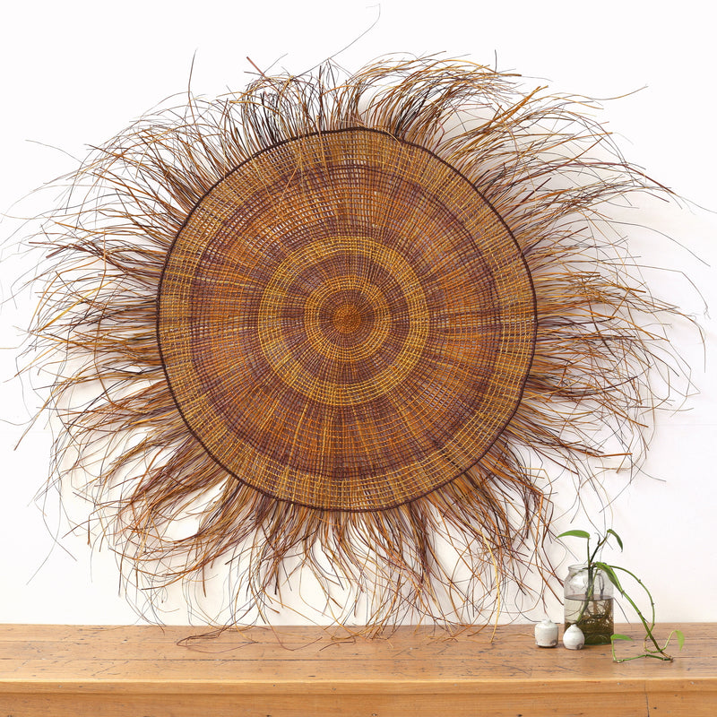 Aboriginal Artwork by Maureen Ali, Woven Mat, 160cm