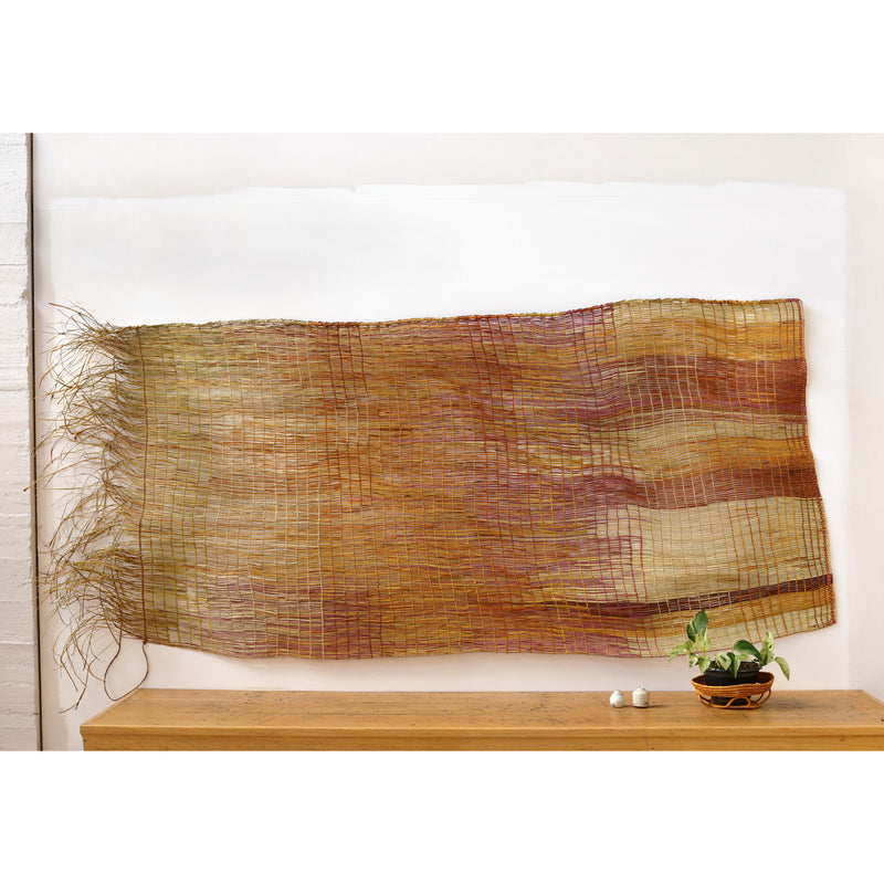 Aboriginal Artwork by Maureen Ali, Mun-dirra (fish fence), 265cm