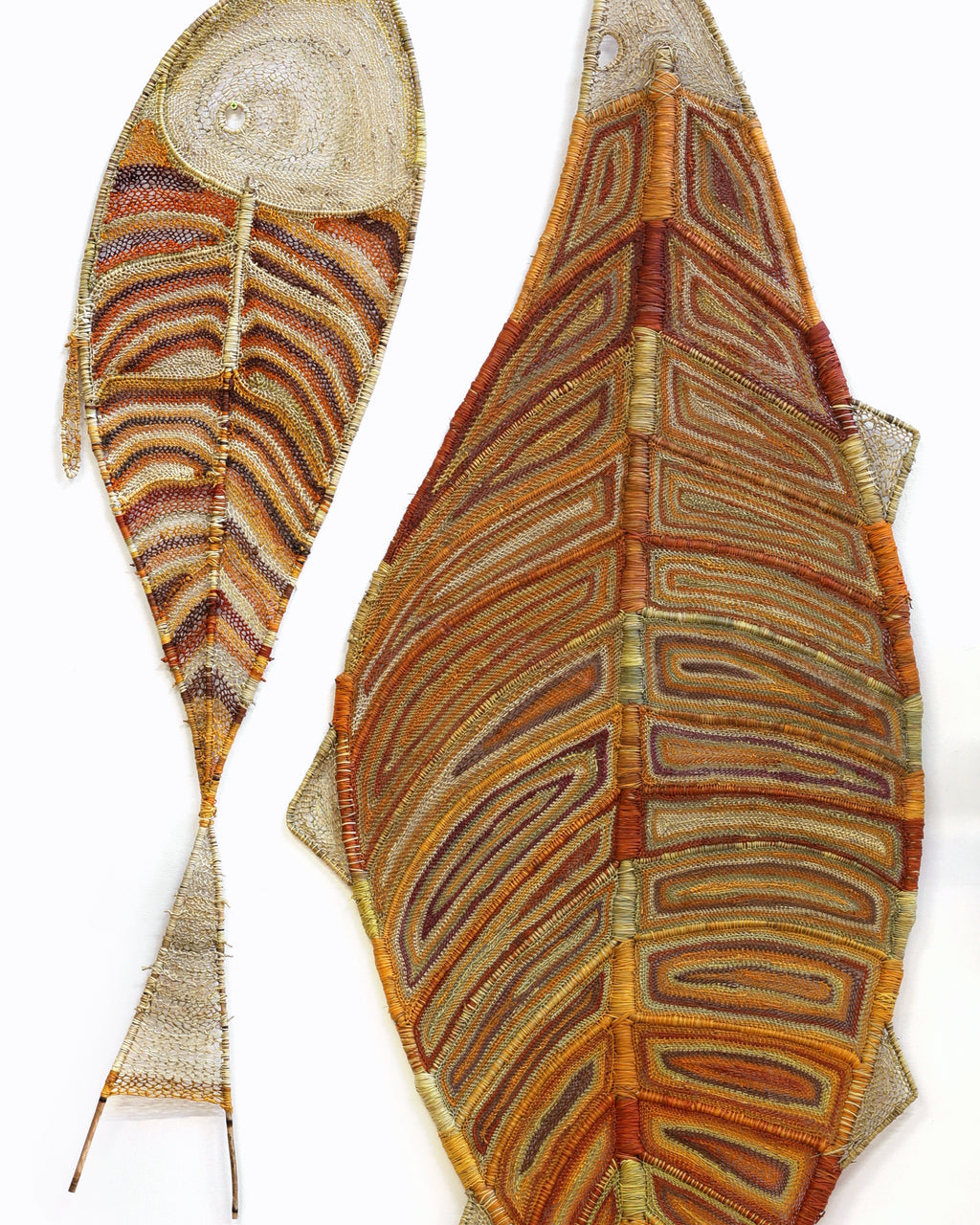 Basma Nulla and Mareen Ali, Golden Trevally and Barramundi, 220cm