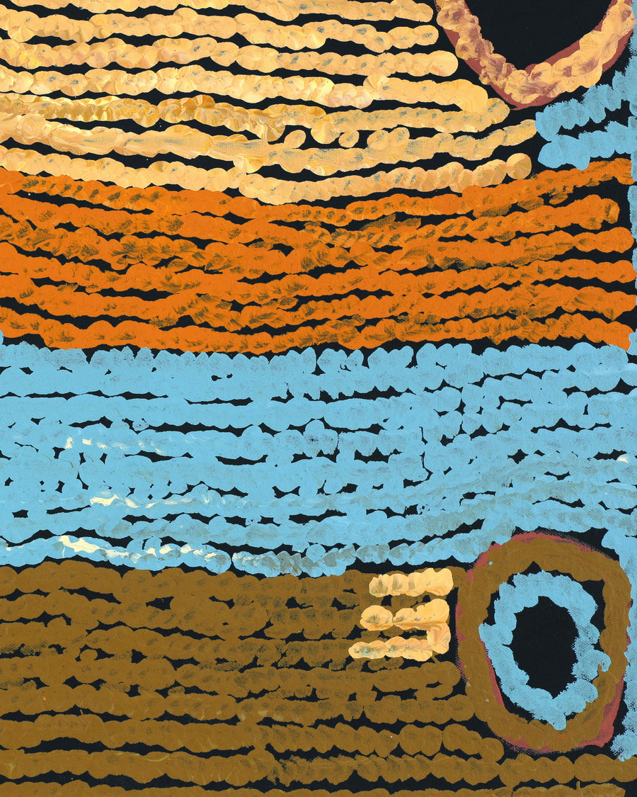 Aboriginal Artwork by May Mayiwalku (May Wokka) Chapman, Untitled, 61x46cm