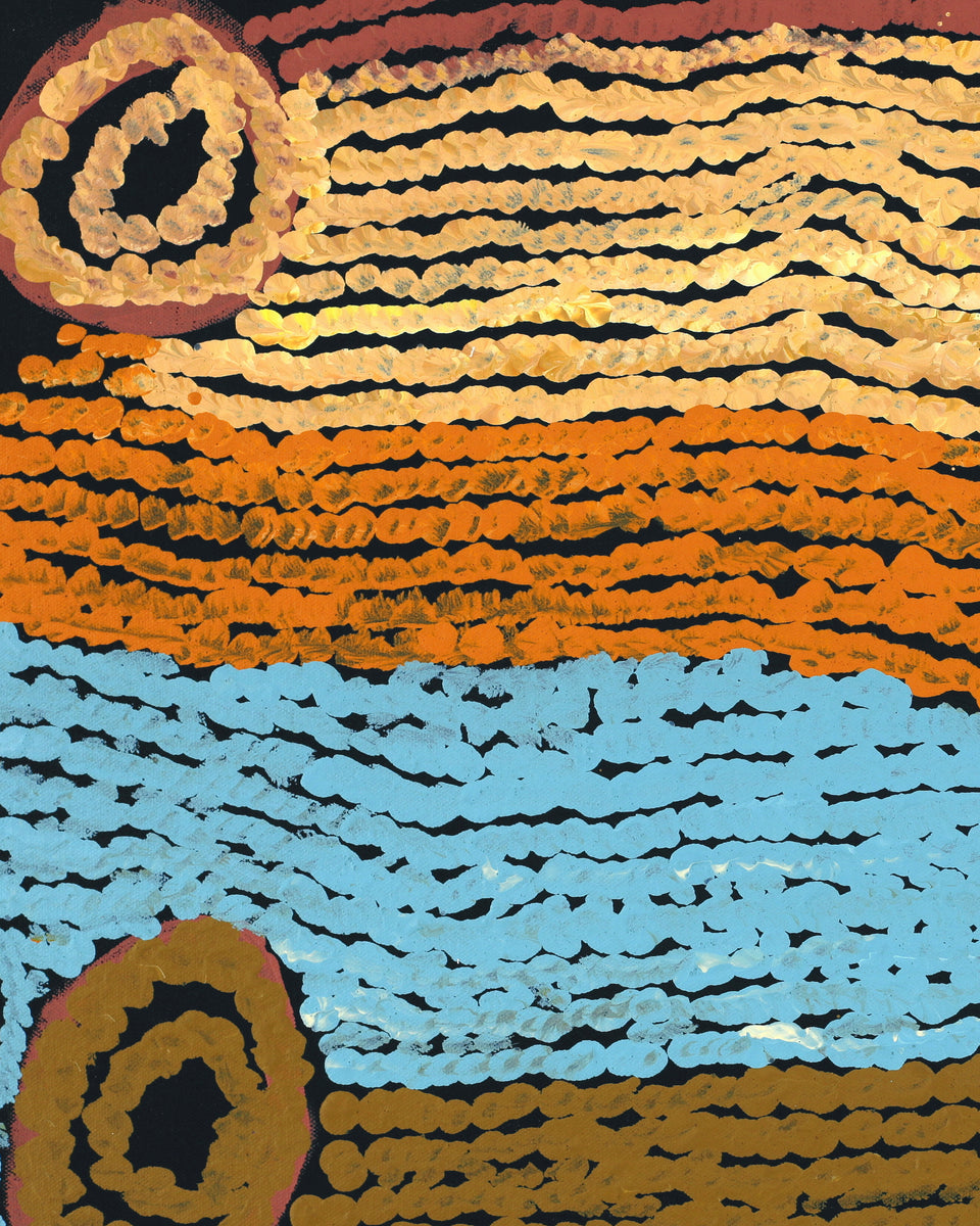 Aboriginal Artwork by May Mayiwalku (May Wokka) Chapman, Untitled, 61x46cm