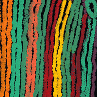 Aboriginal Artwork by Maywokka Chapman (Mayiwalku), Ggurra (home Country, camp), 51x30.5cm