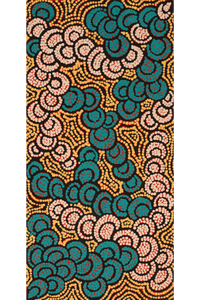 Aboriginal Artwork by Melinda Napurrurla Wilson, Lukarrara Jukurrpa, 61x30cm