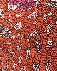 Aboriginal Artwork by Melinda Napurrurla Wilson, Lukarrara Jukurrpa, 76x61cm