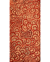 Aboriginal Artwork by Melinda Napurrurla Wilson, Lukarrara Jukurrpa, 61x30cm
