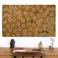 Aboriginal Artwork by Melissa Donegan, Donald Well, 101x61cm