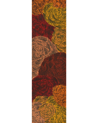 Aboriginal Artwork by Melissa Nampijinpa Karpa, Ngapa Jukurrpa (Water Dreaming) - Puyurru, 107x30cm