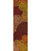 Aboriginal Artwork by Melissa Nampijinpa Karpa, Ngapa Jukurrpa (Water Dreaming) - Puyurru, 107x30cm