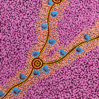 Aboriginal Artwork by Melissa Napangardi Williams, Wardapi Jukurrpa (Goanna Dreaming) - Yarripilangu, 61x61cm