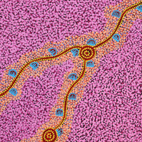Aboriginal Artwork by Melissa Napangardi Williams, Wardapi Jukurrpa (Goanna Dreaming) - Yarripilangu, 61x61cm