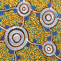 Aboriginal Artwork by Melissa Napangardi Williams, Wardapi Jukurrpa (Goanna Dreaming) - Yarripilangu , 40x40cm