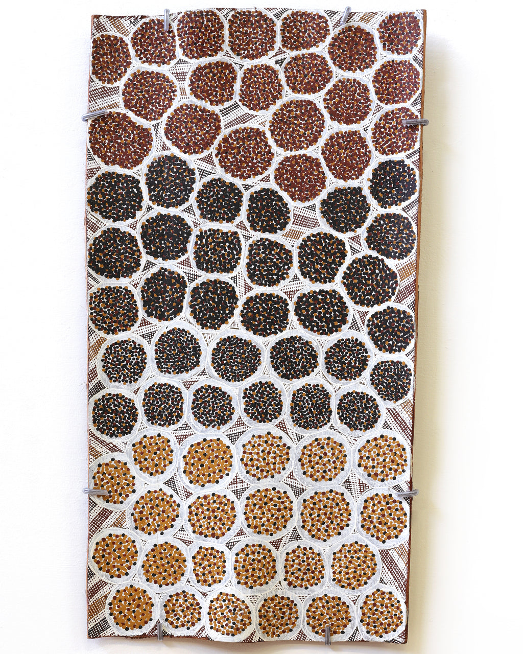Aboriginal Artwork by Merrkiyawuy #2 Munuŋgurr, Dhatam, 71x37cm