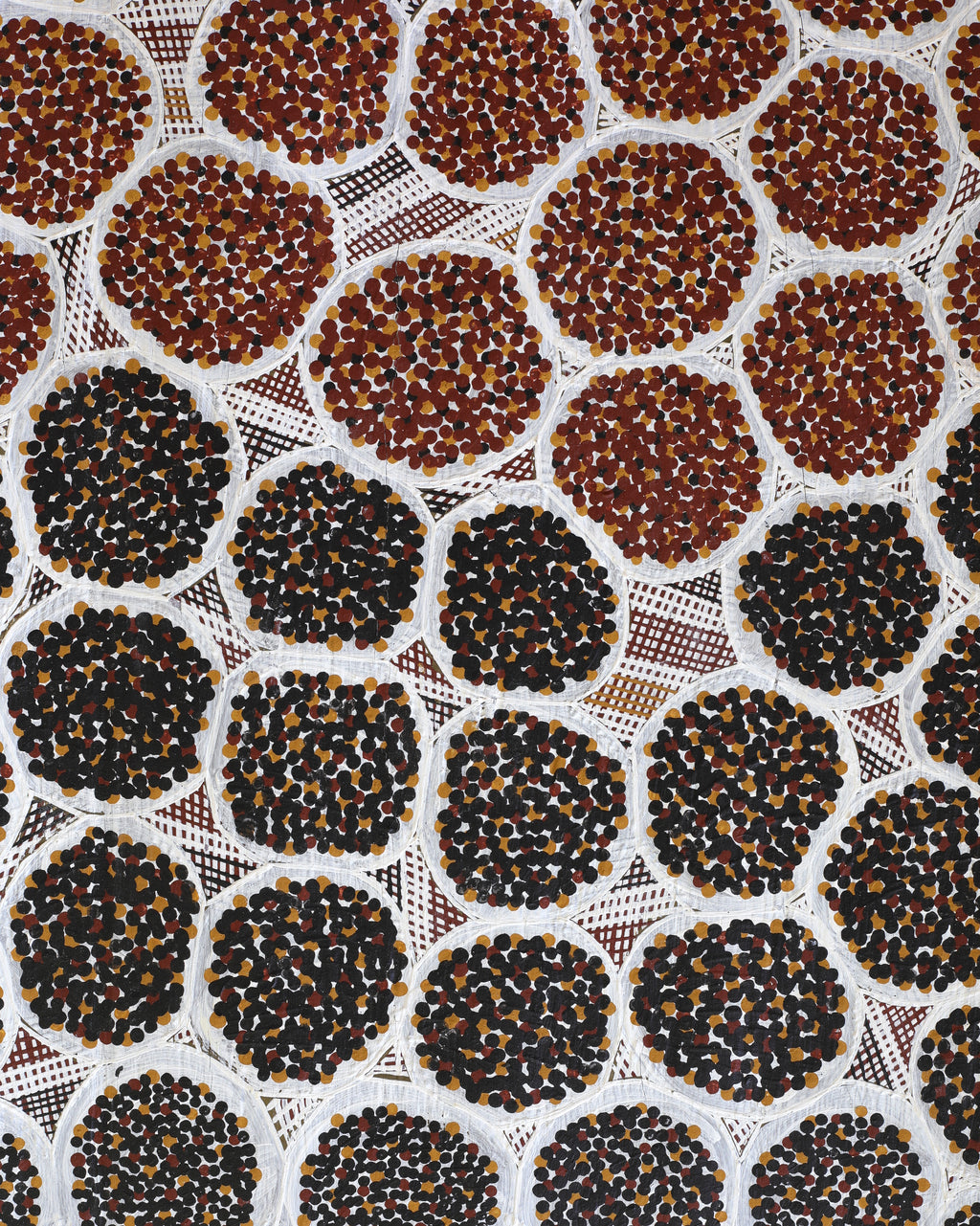 Aboriginal Artwork by Merrkiyawuy #2 Munuŋgurr, Dhatam, 71x37cm