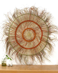 Aboriginal Artwork by Michelle Baker (Gularbanga), Woven Mat, 155cm