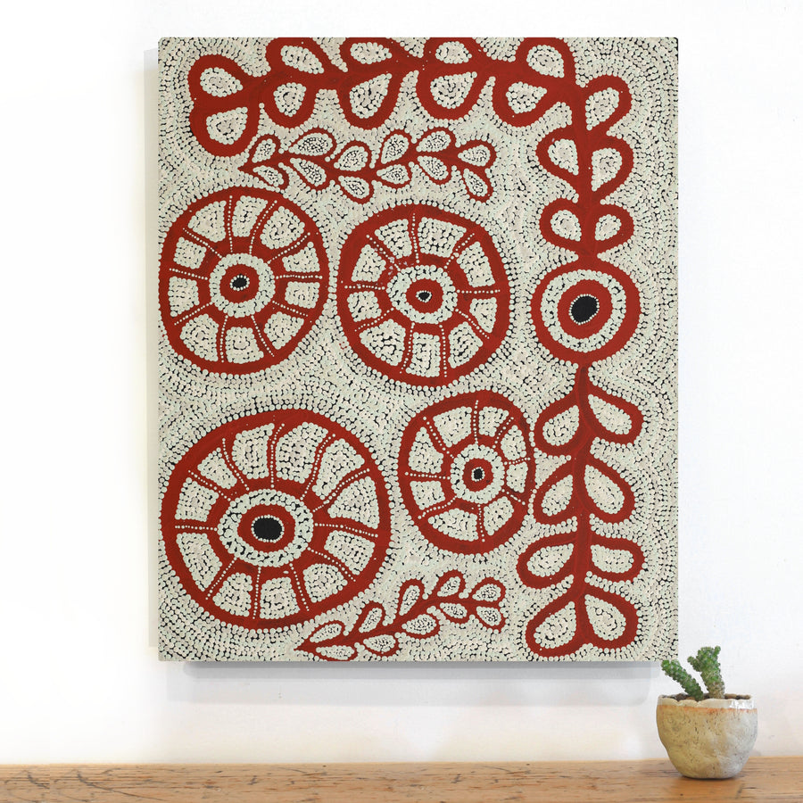 Michelle Inkamala, Ili (Desert fig tree), 60x50cm