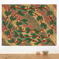 Aboriginal Artwork by Michelle Inkamala, Ili (Desert fig tree), 61x46cm