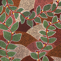 Aboriginal Artwork by Michelle Inkamala, Ili (Desert fig tree), 91x76cm
