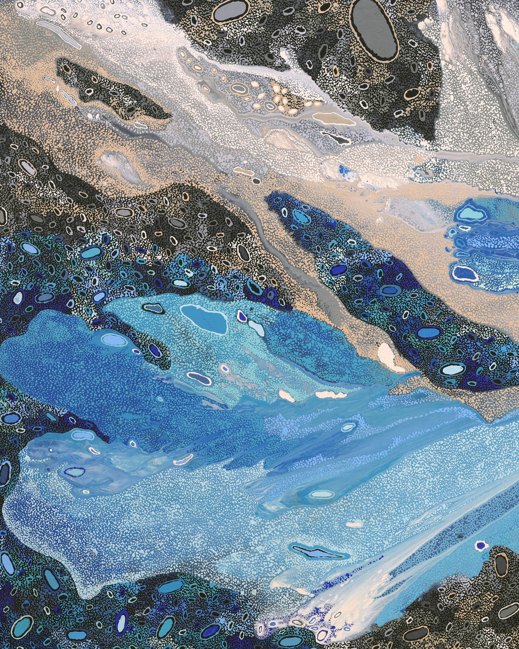 Michelle Lewis, Tjala Tjukurpa (Honey Ant Dreaming), 175x124cm