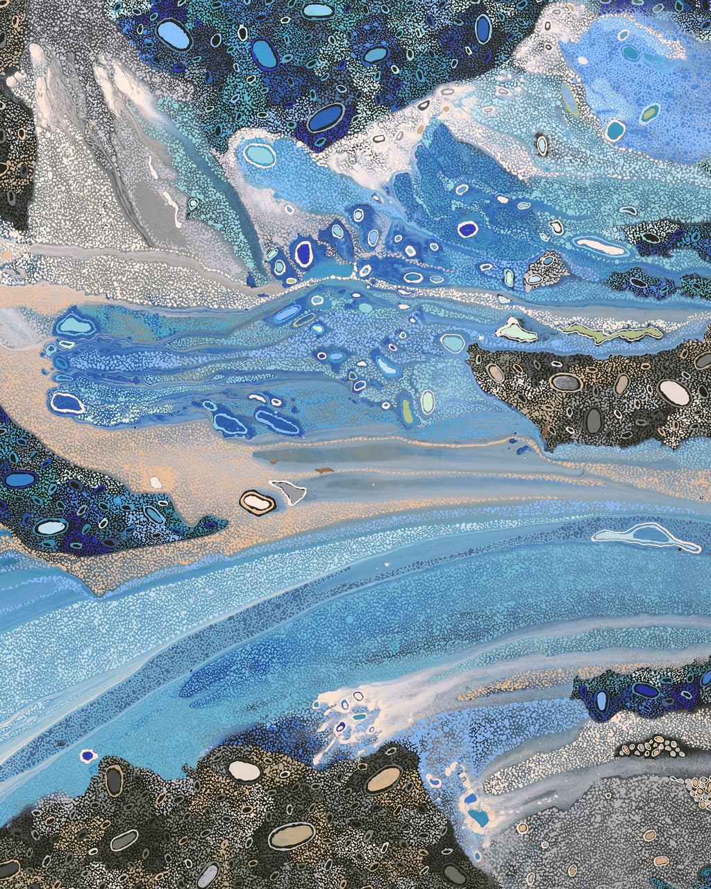 Michelle Lewis, Tjala Tjukurpa (Honey Ant Dreaming), 175x124cm