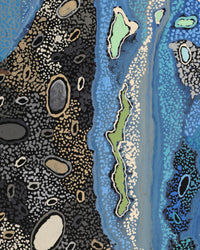 Michelle Lewis, Tjala Tjukurpa (Honey Ant Dreaming), 175x124cm