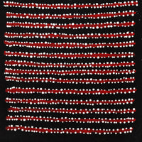 Aboriginal Artwork by Mitchell Japanangka Martin, Mina Mina Jukurrpa, 91x30cm