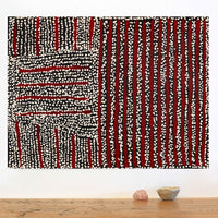 Aboriginal Art by Mitchell Japanangka Martin, Mina Mina Jukurrpa, 61x46cm - ART ARK®