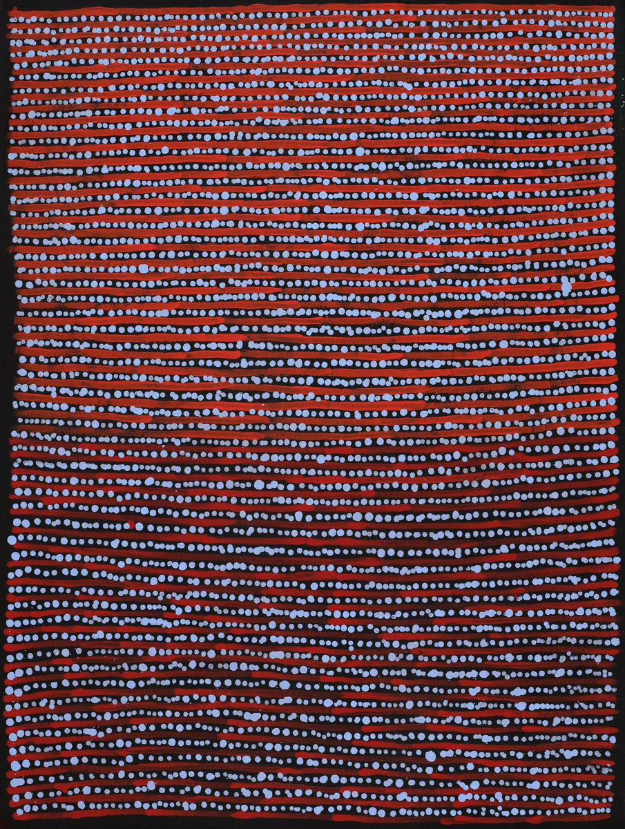 Aboriginal Art by Mitchell Japanangka Martin, Mina Mina Jukurrpa, 61x46cm - ART ARK®