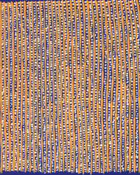 Aboriginal Artwork by Mitchell Japanangka Martin, Mina Mina Jukurrpa, 76x46cm