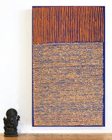 Aboriginal Artwork by Mitchell Japanangka Martin, Mina Mina Jukurrpa, 76x46cm